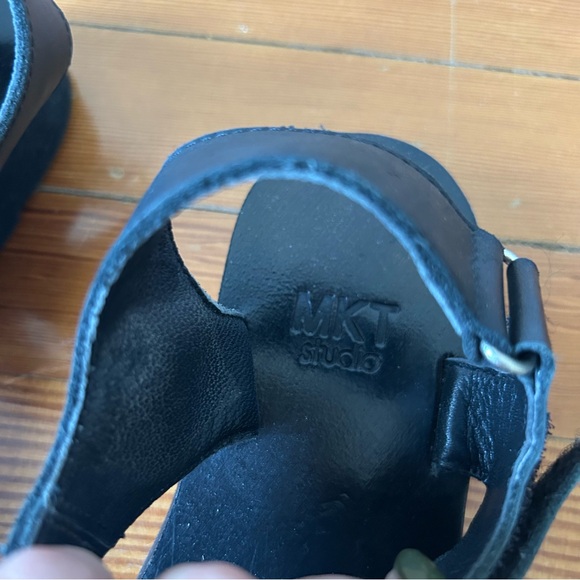 Leather strappy sandals - MKT studios - Picture 3 of 4